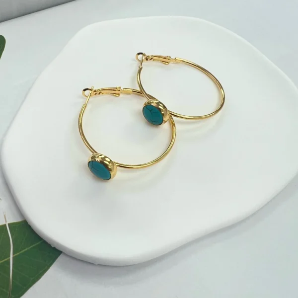 Aretes de joyería Turca